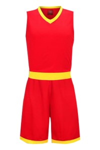 SKWTV061 manufacturing basketball suit sportswear design sleeveless jacket training suit wave shirt center detail view-2